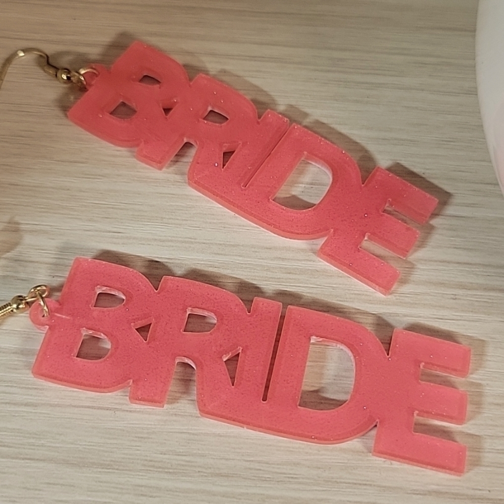 BRIDE Shimmer Drop Earrings